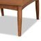 Baxton Studio Sanford Mid-Century Modern Tan Faux Leather and Walnut Brown Finished Wood Dining Chair 184-11347-Zoro - alternate 7